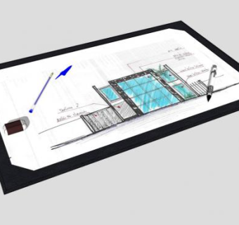 设计稿设计图纸SU模型下载_sketchup草图大师SKP模型