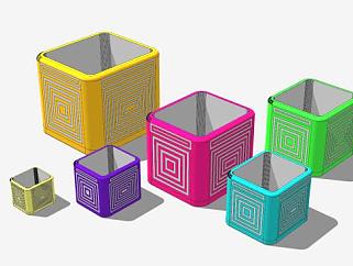 方形玩具<em>盒子</em>SU模型下载_sketchup草图大师SKP模型
