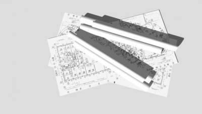 设计图纸SU模型下载_sketchup草图大师SKP模型