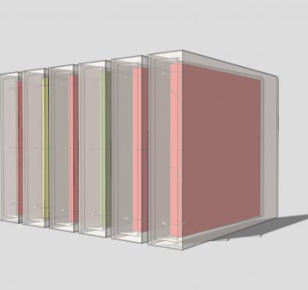 灰色透明无孔文件夹SU模型下载_sketchup草图大师SKP模型