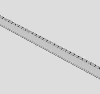 灰色尺子SU模型下载_sketchup草图大师SKP模型