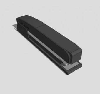 黑色订书机SU模型下载_sketchup草图大师SKP模型