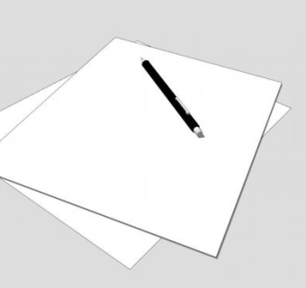 复印纸SU模型下载_sketchup草图大师SKP模型