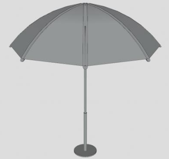 太阳伞遮阳伞SU模型下载_sketchup草图大师SKP模型