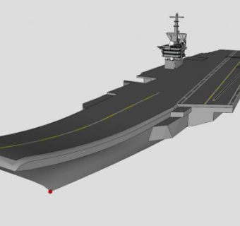 简单航空母舰SU模型_su模型下载 草图大师模型_SKP模型