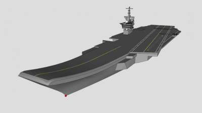 简单航空母舰SU模型_su模型下载 草图大师模型_SKP模型