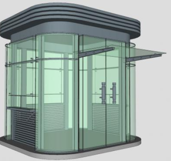 玻璃房空间SU模型下载_sketchup草图大师SKP模型