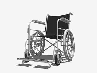 <em>医疗器材</em>轮椅SU模型下载_sketchup草图大师SKP模型