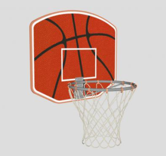 篮球框SU模型下载_sketchup草图大师SKP模型