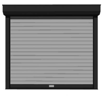 车库卷帘门SU模型下载_sketchup草图大师SKP模型