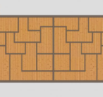 现代景墙围墙SU模型下载_sketchup草图大师SKP模型