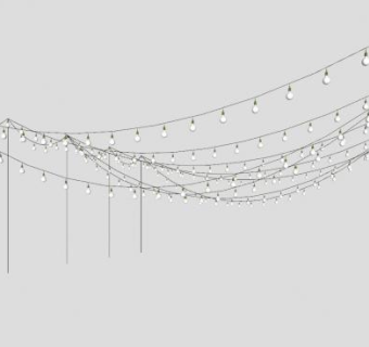 节日装饰灯SU模型下载_sketchup草图大师SKP模型