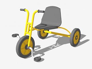 儿童三轮单车SU模型下载_sketchup草图大师SKP模型
