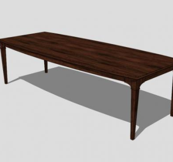 实木床尾凳SU模型下载_sketchup草图大师SKP模型