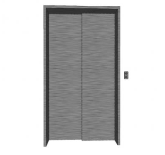 电梯门框SU模型下载_sketchup草图大师SKP模型