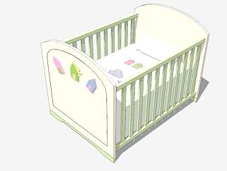 简约<em>婴儿床</em>SU模型下载_sketchup草图大师SKP模型