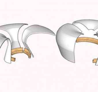 创意花蕊景观座椅SU模型下载_sketchup草图大师SKP模型