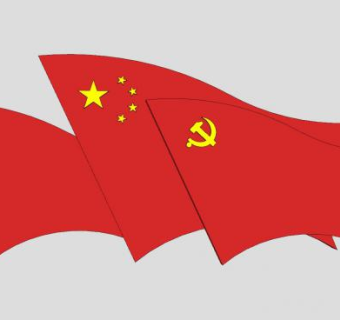 党旗景观雕塑小品SU模型下载_sketchup草图大师SKP模型