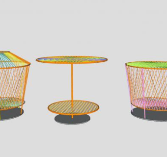 儿童游乐设施蹦蹦床SU模型下载_sketchup草图大师SKP模型