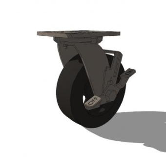 固定滑轮SU模型下载_sketchup草图大师SKP模型