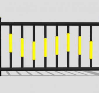 铁艺栏杆护栏色调SU模型下载_sketchup草图大师SKP模型