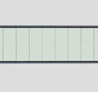 玻璃扶手栏杆SU模型下载_sketchup草图大师SKP模型