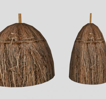 干草垛草堆SU模型下载_sketchup草图大师SKP模型