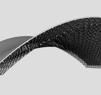 桁架廊架挡棚舞台顶SU模型下载_sketchup草图大师SKP模型