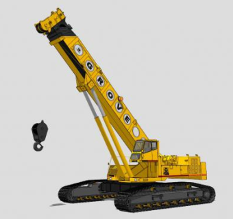 起重机械吊机SU模型下载_sketchup草图大师SKP模型