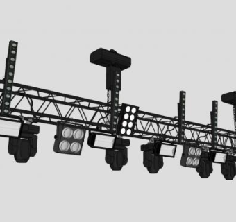 舞台灯光桁架SU模型下载_sketchup草图大师SKP模型