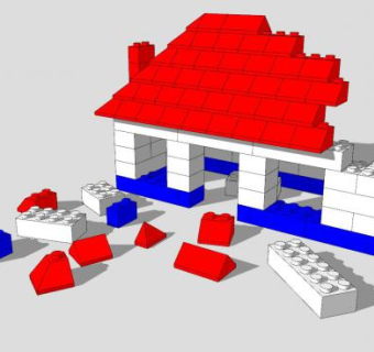 儿童智力玩具积木SU模型下载_sketchup草图大师SKP模型