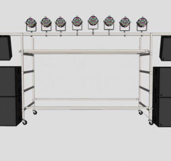 舞台灯SU模型下载_sketchup草图大师SKP模型