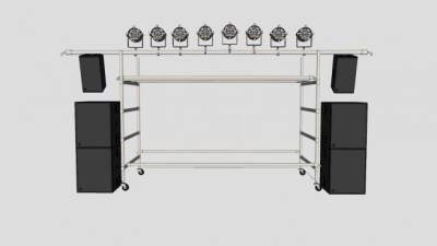 舞台灯SU模型下载_sketchup草图大师SKP模型