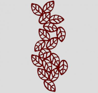 叶子小雕塑SU模型下载_sketchup草图大师SKP模型