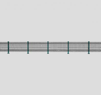 铁丝网护栏栏杆SU模型下载_sketchup草图大师SKP模型