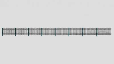 铁丝网护栏栏杆SU模型下载_sketchup草图大师SKP模型