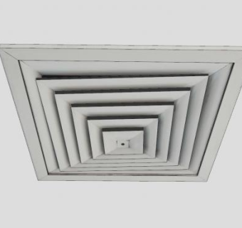 排气扇出风口SU模型下载_sketchup草图大师SKP模型