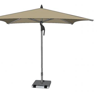 遮阳太阳伞SU模型下载_sketchup草图大师SKP模型