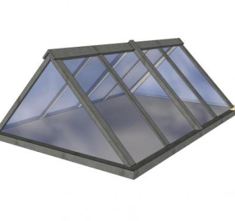 简单的阳光房植物园SU模型下载_sketchup草图大师SKP模型