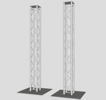 桁架图腾SU模型下载_sketchup草图大师SKP模型