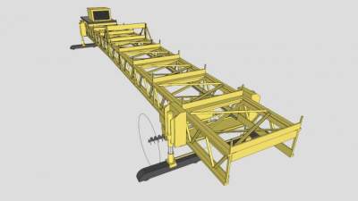 架桥机SU模型_su模型下载 草图大师模型_SKP模型