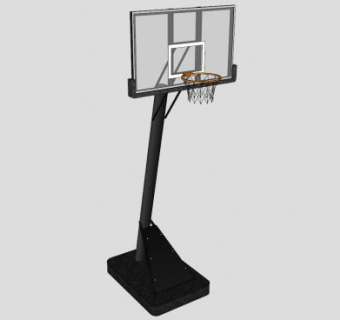 室外篮球架sketchup模型下载_sketchup草图大师SKP模型