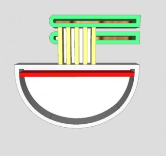 面馆LOGO的SU模型下载_sketchup草图大师SKP模型