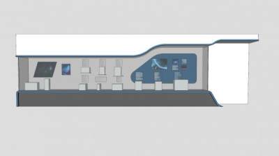 文物陈列柜展柜SU模型下载_sketchup草图大师SKP模型