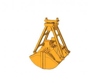 抓斗吊机SU模型_su模型下载 草图大师模型_SKP模型