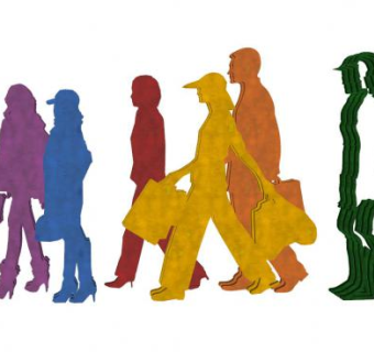 商业街标志人物雕塑SU模型下载_sketchup草图大师SKP模型