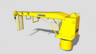 龙门吊SKP模型下载_sketchup草图大师SKP模型