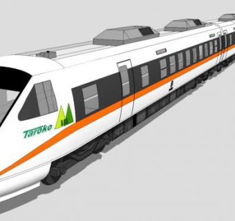 动车SU模型下载_sketchup草图大师SKP模型