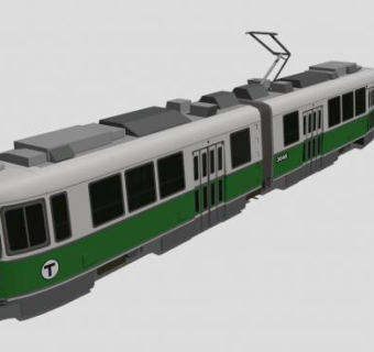 老式有轨电车SU模型下载_sketchup草图大师SKP模型