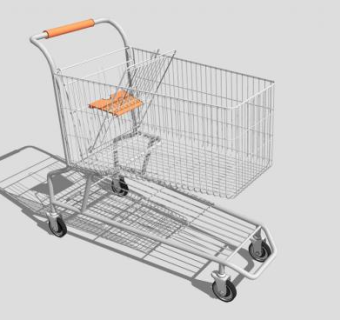 购物车SU模型下载_sketchup草图大师SKP模型